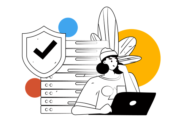 Segurança do servidor  Ilustração