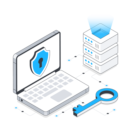 Seguridad de datos  Ilustración