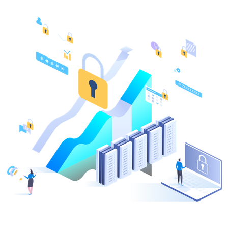 Seguridad de datos  Ilustración