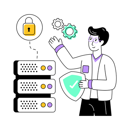 Seguridad de datos  Ilustración