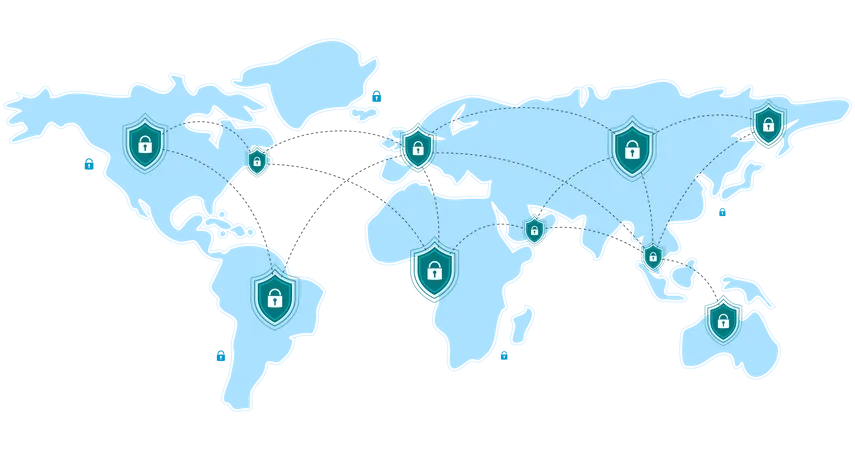 Seguridad de Internet  Ilustración