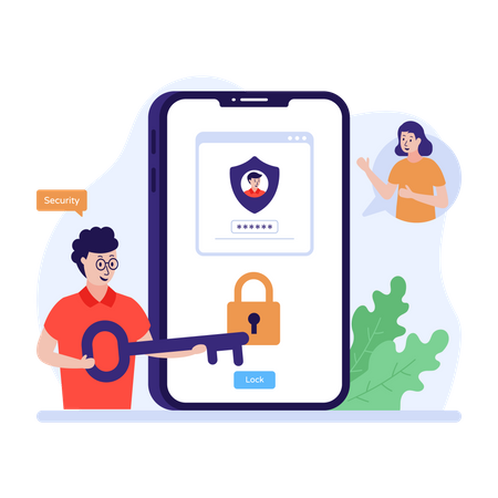 Seguridad de la cuenta  Ilustración