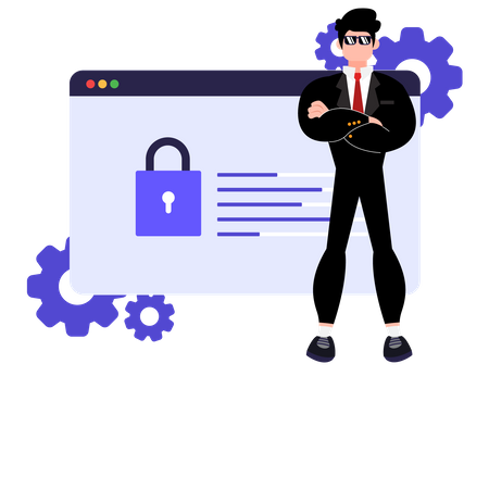 Seguridad Web  Ilustración