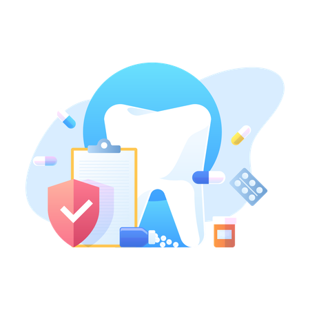 Seguro dental  Illustration