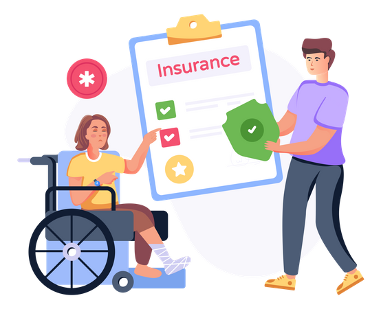 Los seguros de invalidez  Ilustración