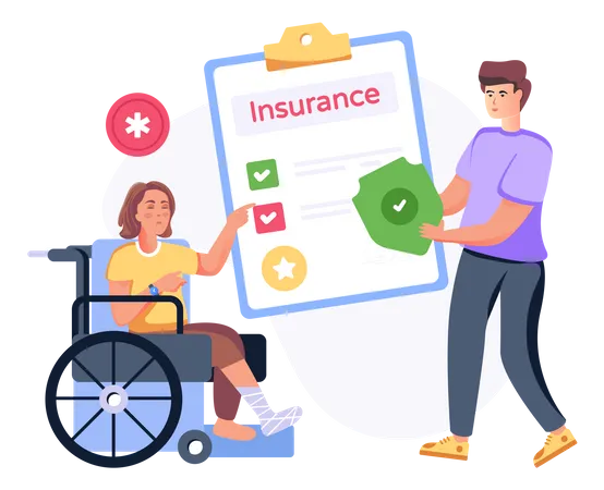 Los seguros de invalidez  Ilustración