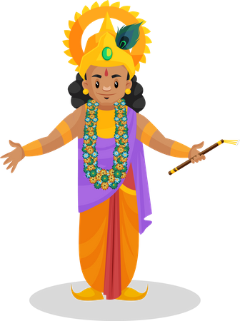 Seigneur Krishna  Illustration