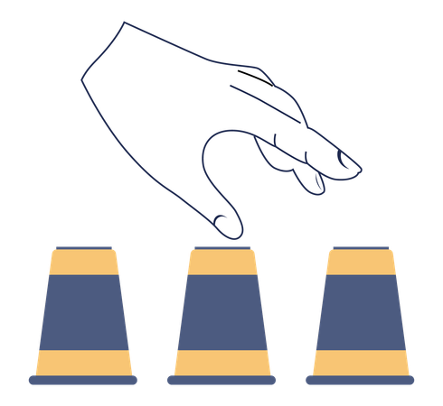 Select cup for success  Illustration
