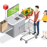 free self checkout illustrations