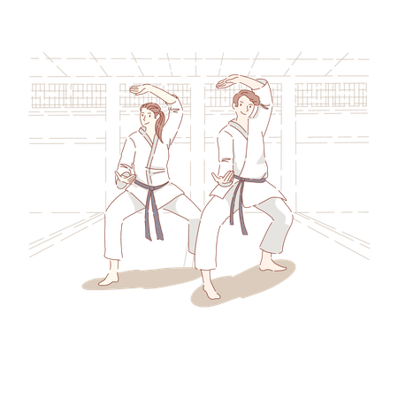 Self Defence Classes  イラスト
