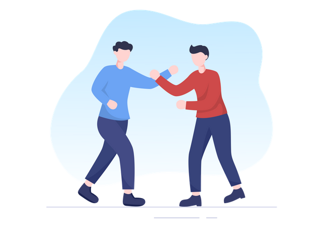 Self Defense Training  イラスト