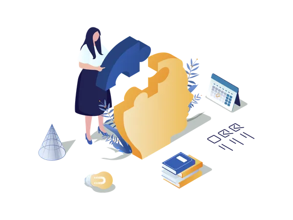 Self Development Concept 3 D Isometric Web Scene People Improve Skills Work On Positive Mindset Study Read Books Achieving Career And Personal Goals Vector Illustration In Isometry Graphic Design Illustration