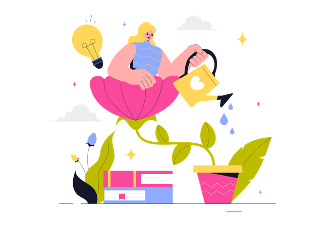 Self Development  Illustration