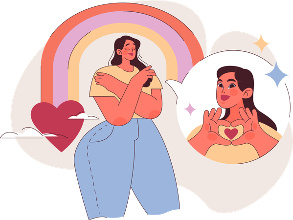 Self Esteem Enhancement  Illustration