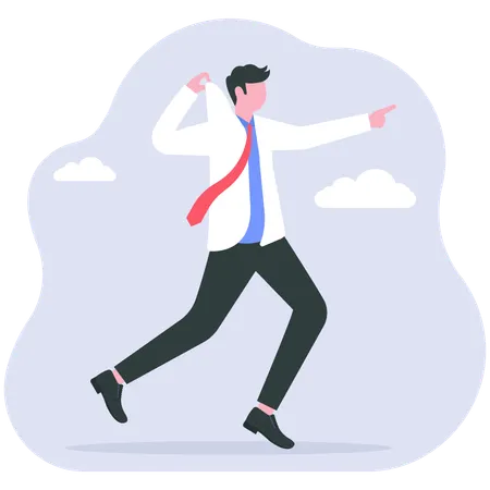 Self motivation to inspire yourself to succeed in work  Illustration