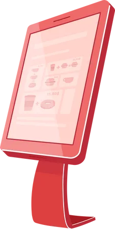 Self service kiosk  Illustration