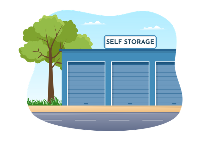 Self Storage  Illustration