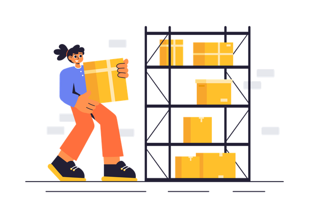 Self Storage Facility  Illustration