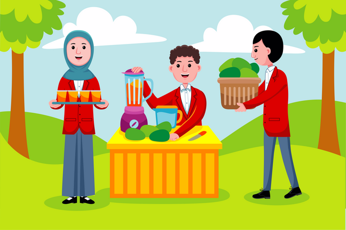 Seller  Illustration