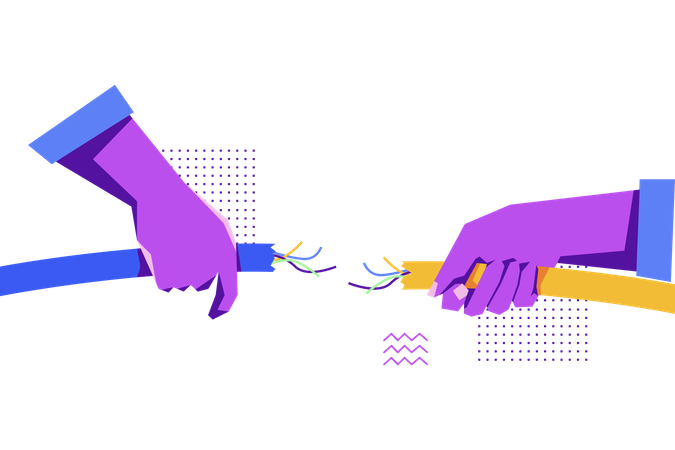 Sem conexão com a Internet  Ilustração