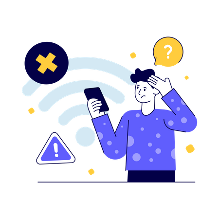 Sem wi-fi  Ilustração