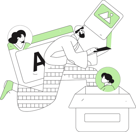 Séminaire en ligne sur la conversation entre filles  Illustration