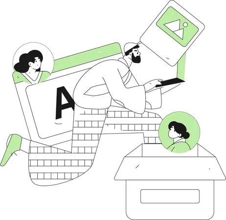 Séminaire en ligne sur la conversation entre filles  Illustration