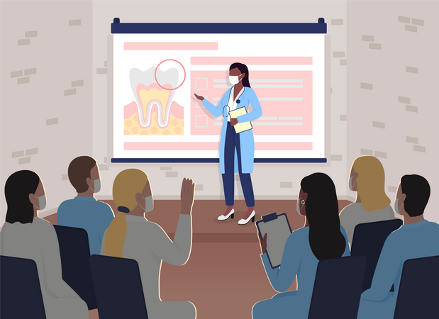 Séminaire sur la dentisterie  Illustration