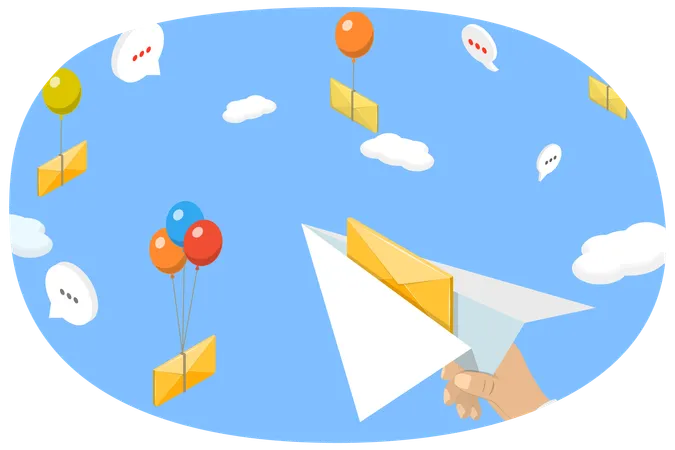 Send E-mail Message  Illustration