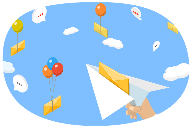 Send E-mail Message  Illustration