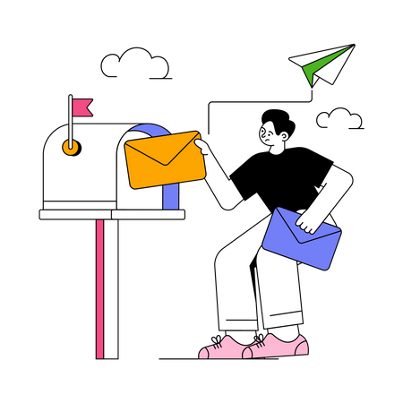 Send Email  Illustration
