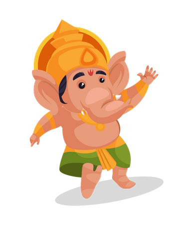 Senhor Ganesha  Ilustração
