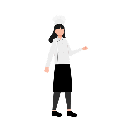 Senhora chef  Ilustração