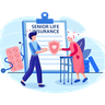 illustrations for senior life insurance