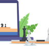 free playing chess illustrations