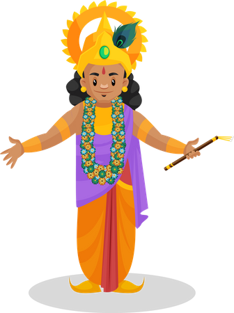 Señor Krishna  Ilustración