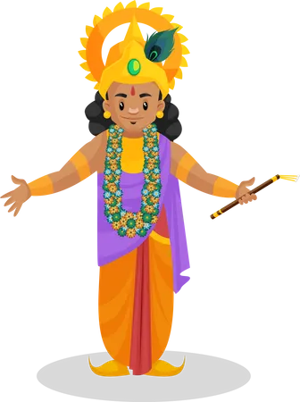 Señor Krishna  Ilustración