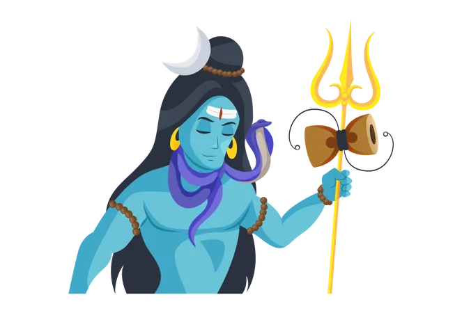 Señor Shiva  Ilustración