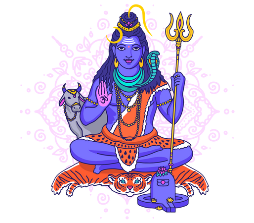 Señor Shiva  Ilustración