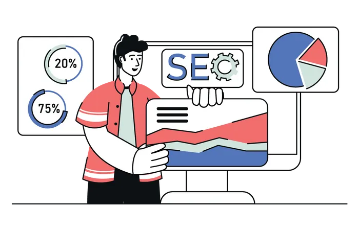 Análisis SEO  Illustration