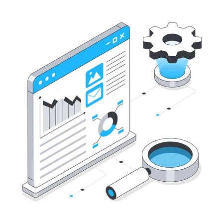 SEO-Analyse  Illustration