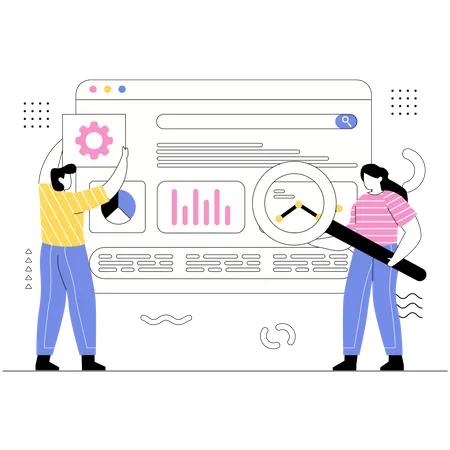 SEO-Analyse  Illustration