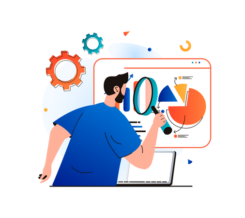 SEO-Analyse  Illustration