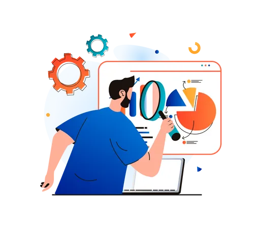 SEO-Analyse  Illustration