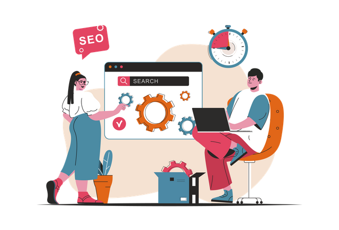 SEO-Analyse  Illustration