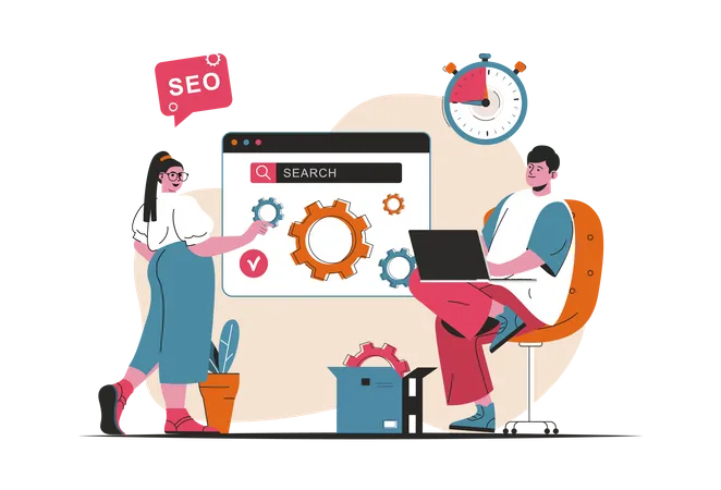 SEO-Analyse  Illustration