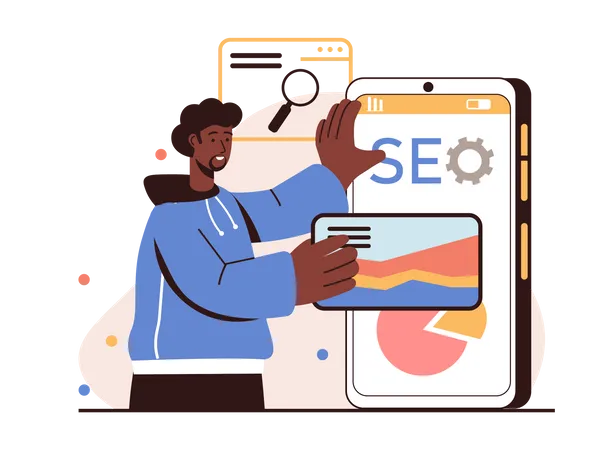 SEO-Analyse  Illustration