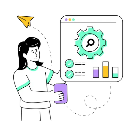 SEO-Analyse  Illustration