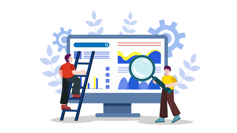 SEO-Analyse  Illustration