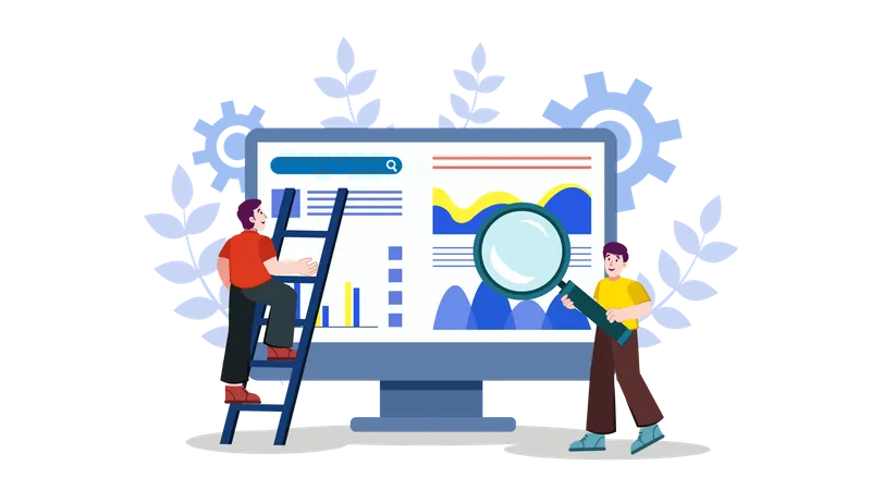 SEO-Analyse  Illustration